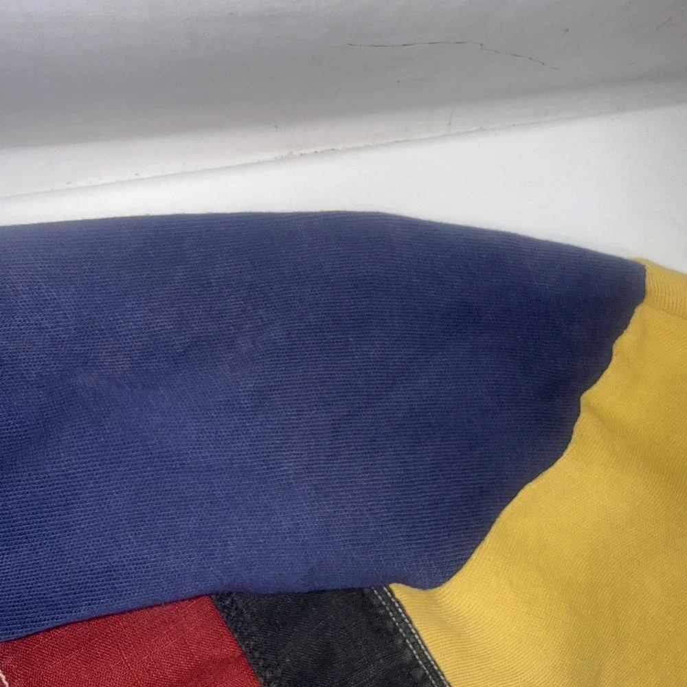 Vintage Polo Ralph Lauren 2nd Regiment Embroidered Rugby Shirt Mens Size Large